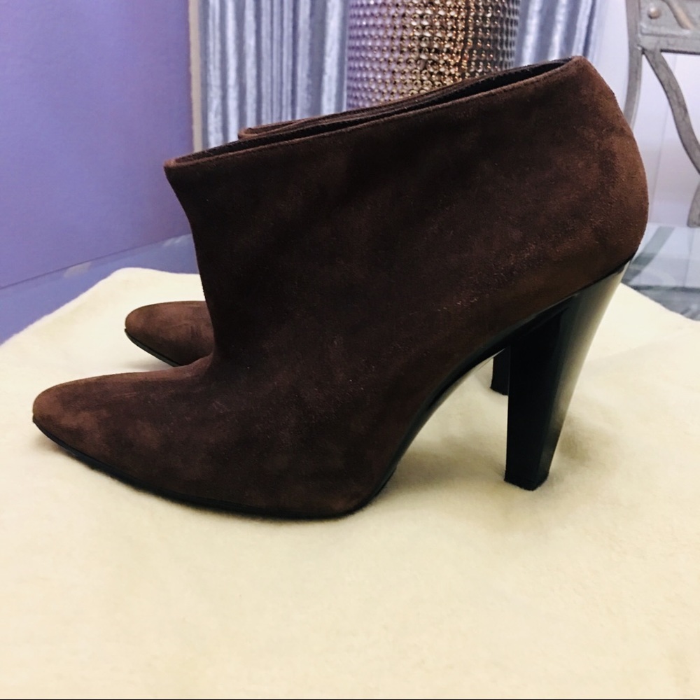 Balenciaga Suede Ankle Boots 38